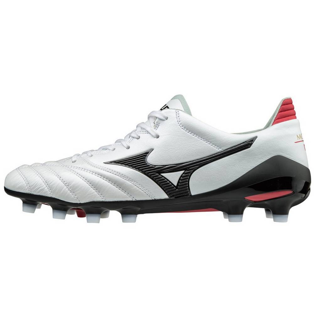 Damske Kopačky Mizuno Morelia Neo II Made in Japan Biele/Čierne/Červené Vypredaj GVLW94276
